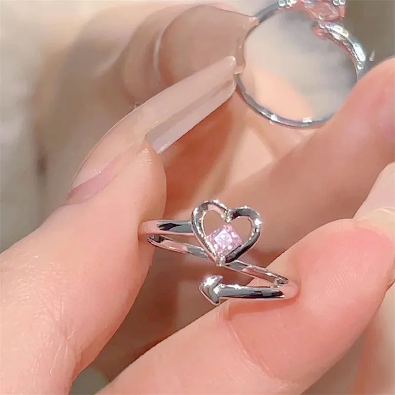Romantic Lovely Pink Bow Ring