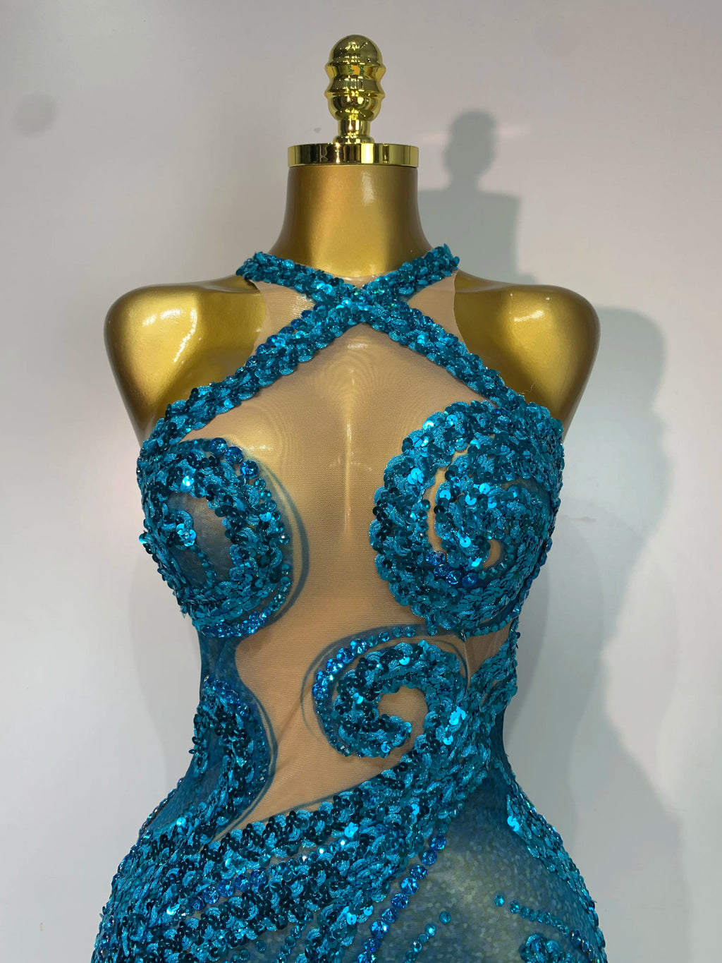 Ocean Goddess Mesh Dress