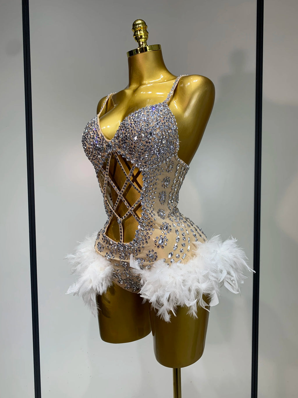 Lady Bird Feathers Bodysuit