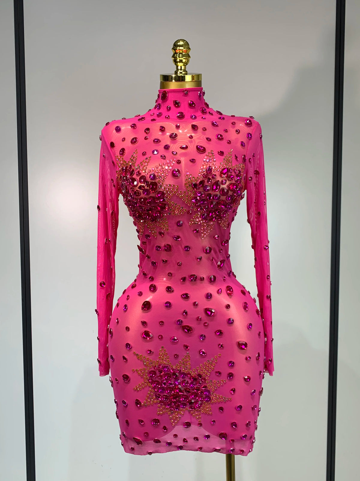 Sparkly Rhinestone Bodycon Dress