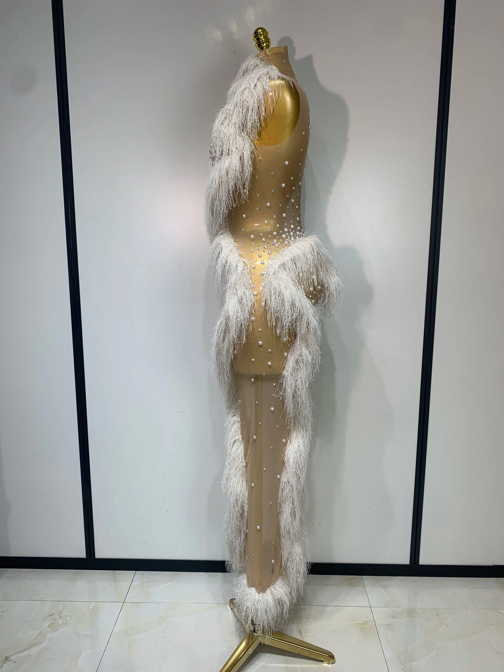 Yeti Winter Mesh Dress