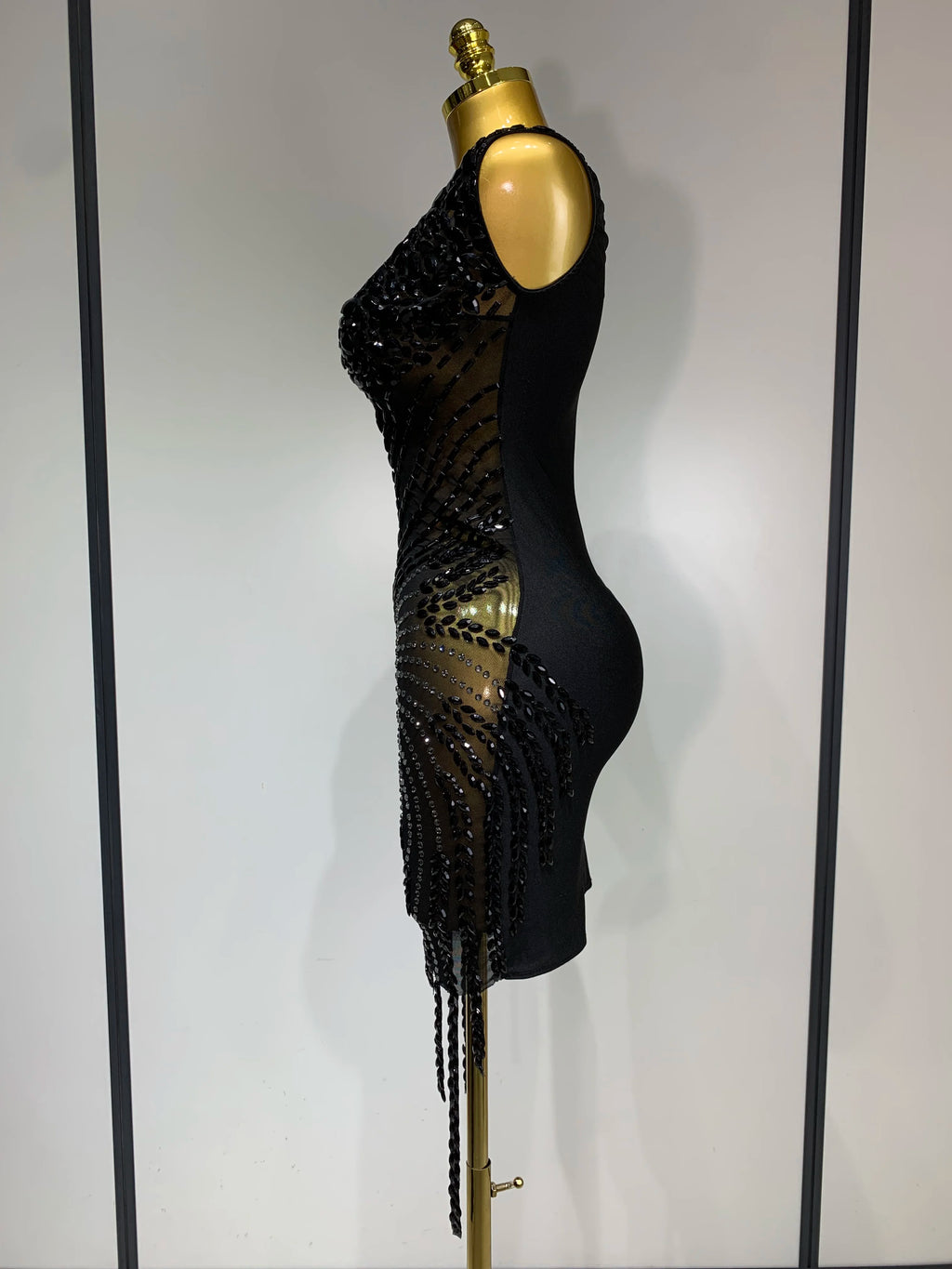 Sparkly Rhinestones Bodycon Dress