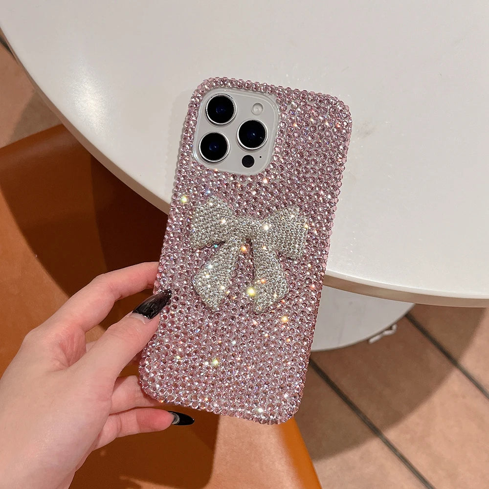Diamond Crystal Bow Phone Case