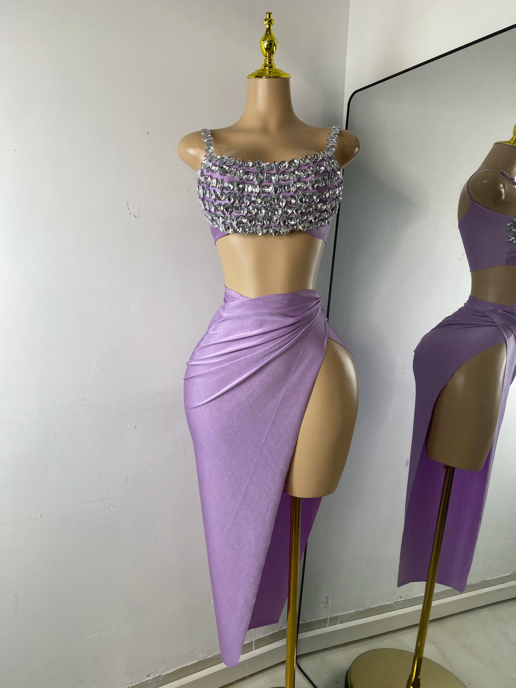 Private Villa Two Piece Skirt Set