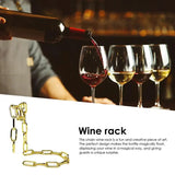 Floating Chain Wine Rack