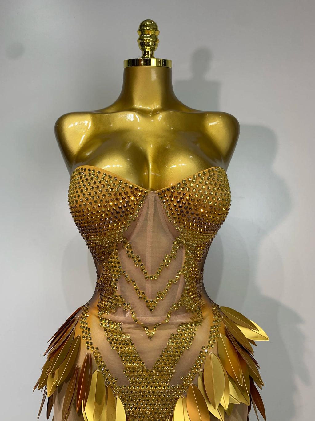 Gold Bird Dress