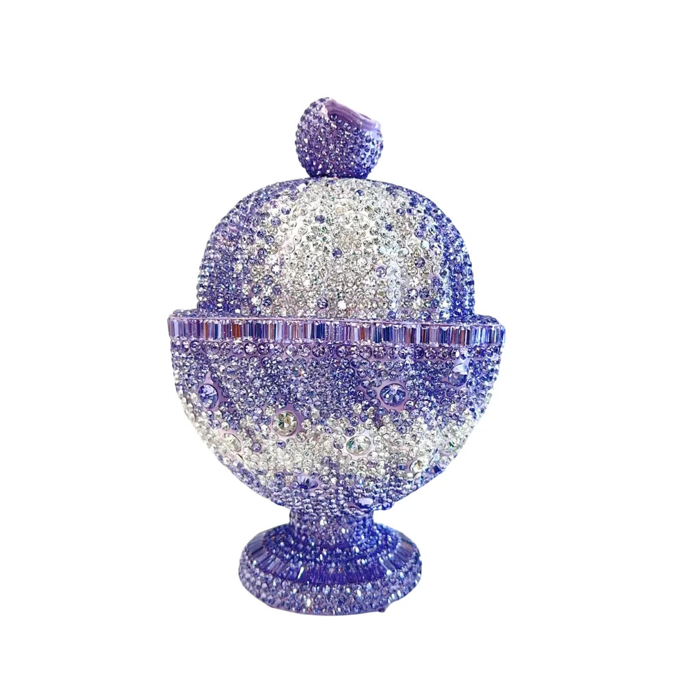 Ice Cream Cup Crystal Clutch