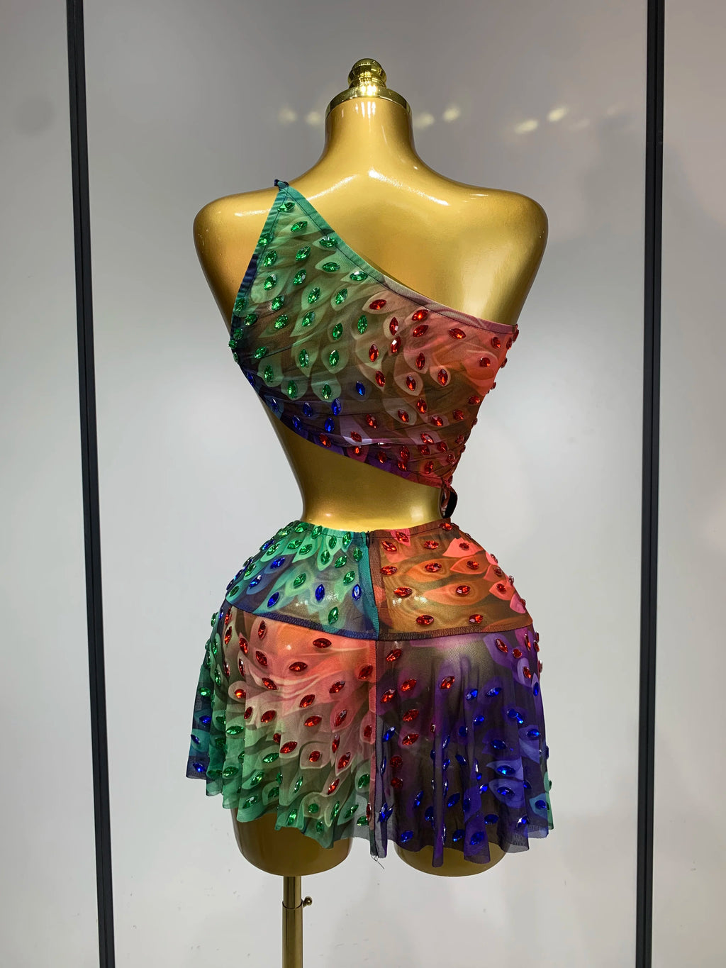 Peacock Aura Dress
