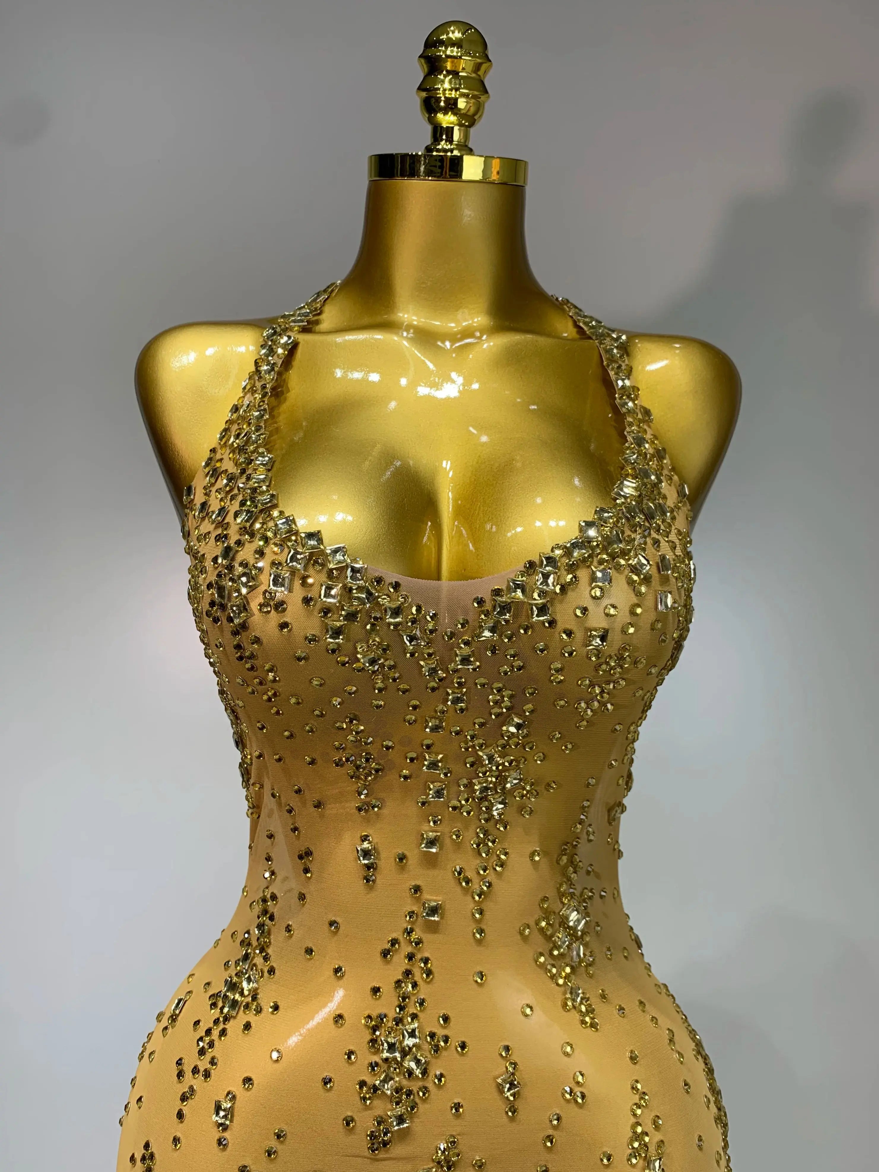 Sparkly Crystal Diamond Dress