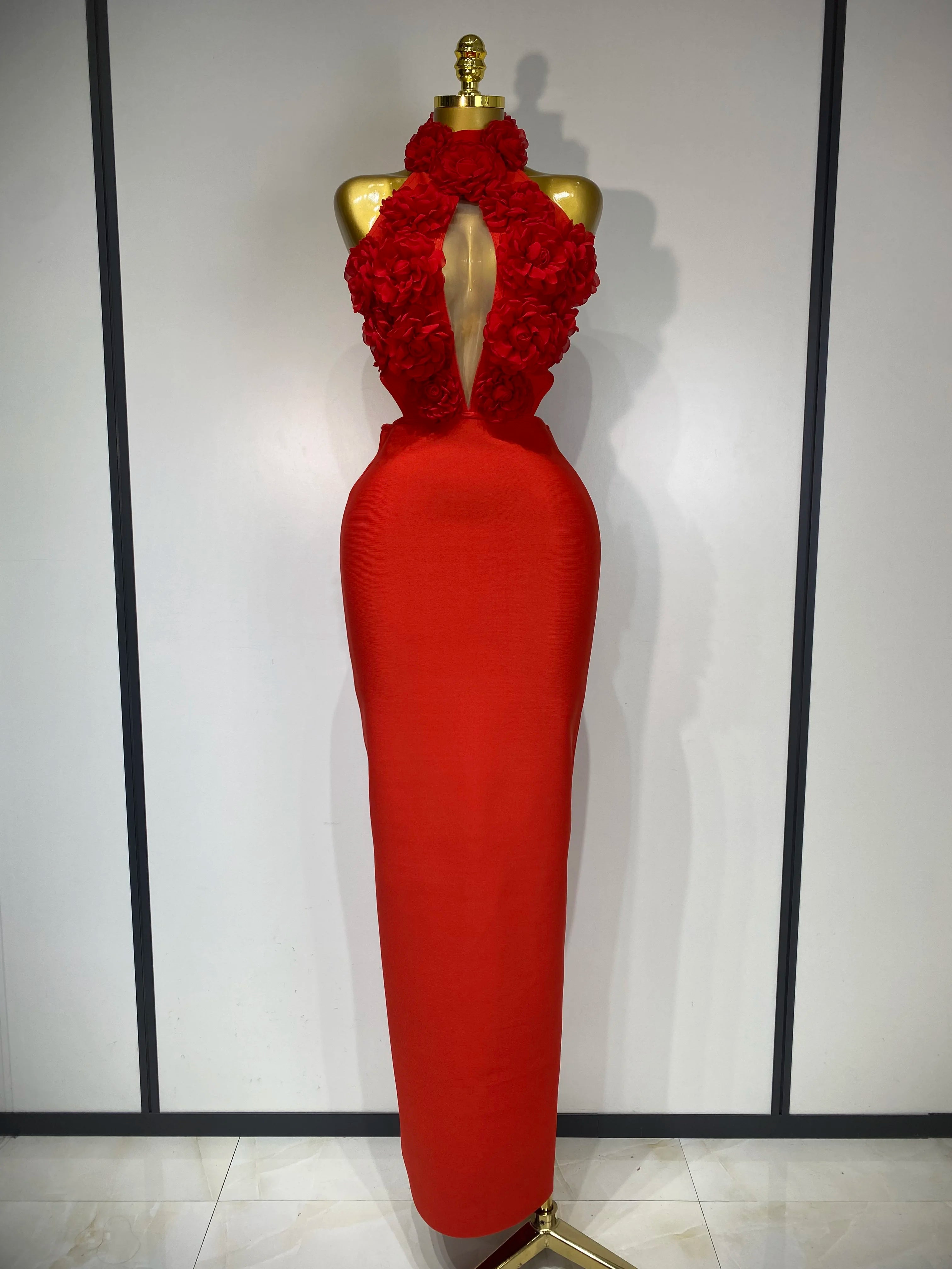 Roses Halter Dress