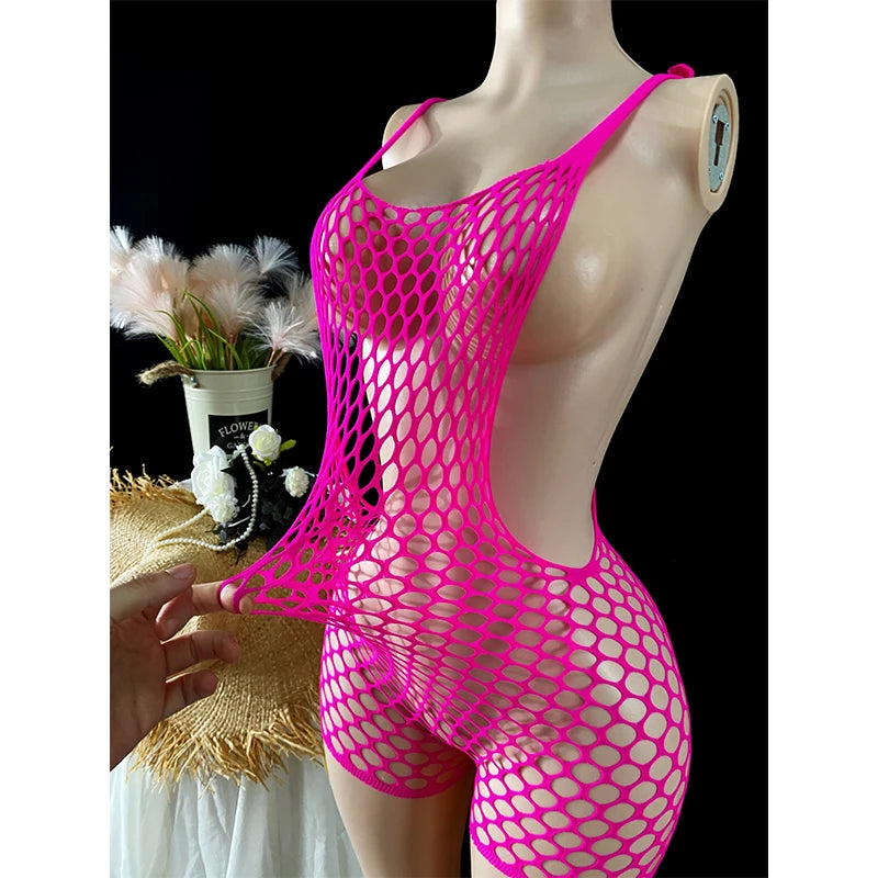 Fishnet Romper