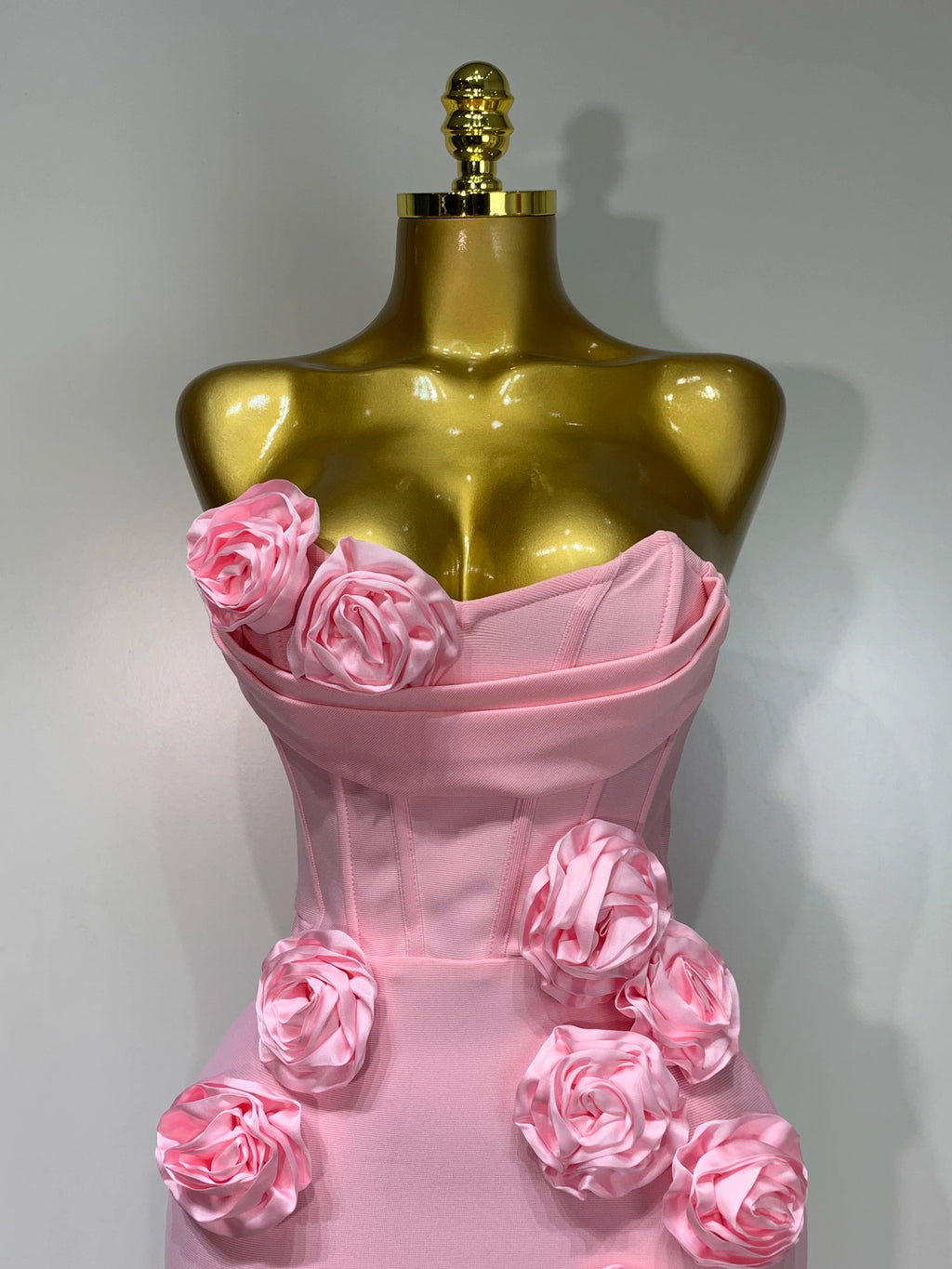 Rose Corset Tube Dress
