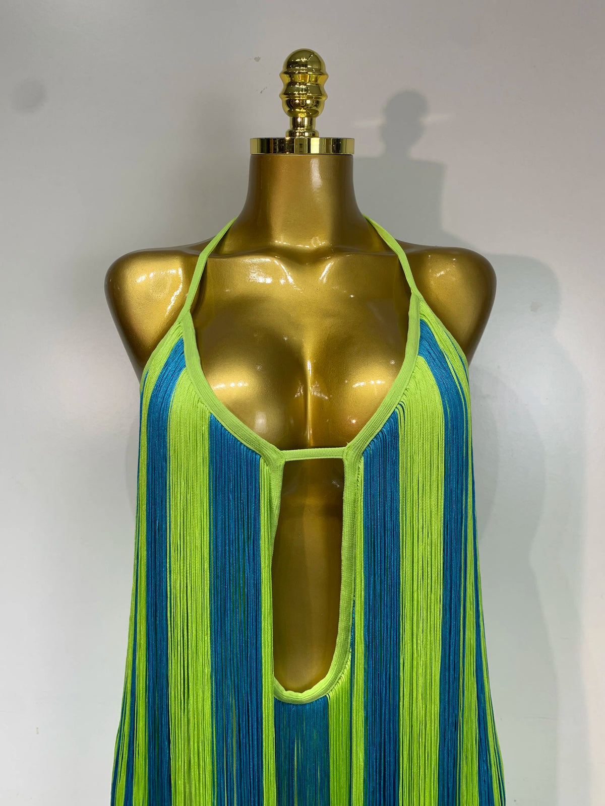 Seraphina Halter Fringe Dress