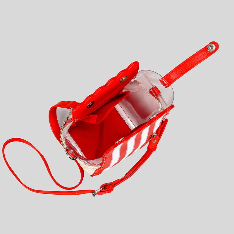 Popcorn Bucket Crossbody Bag