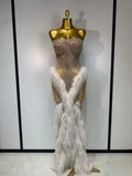 Luxury Glamour Rhinestone Dress