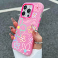 Spring Flower Pattern Jelly Silicone Phone Case