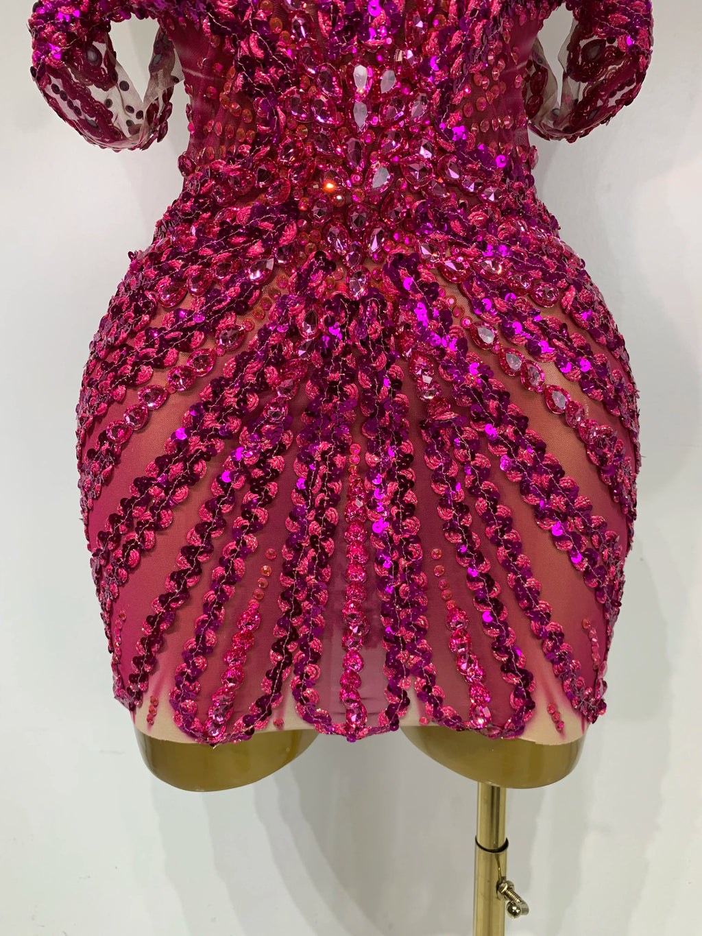 Pink Bombshell Sequin Dress