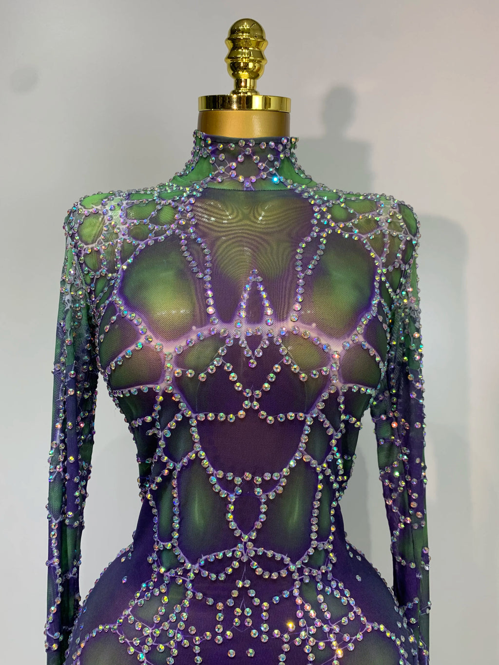 Purple Green Jumpsuit