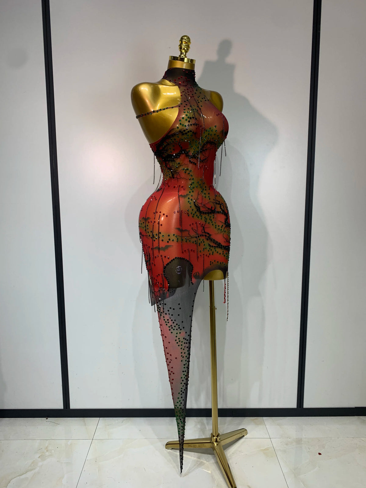 Spooky Vibes Mesh Dress