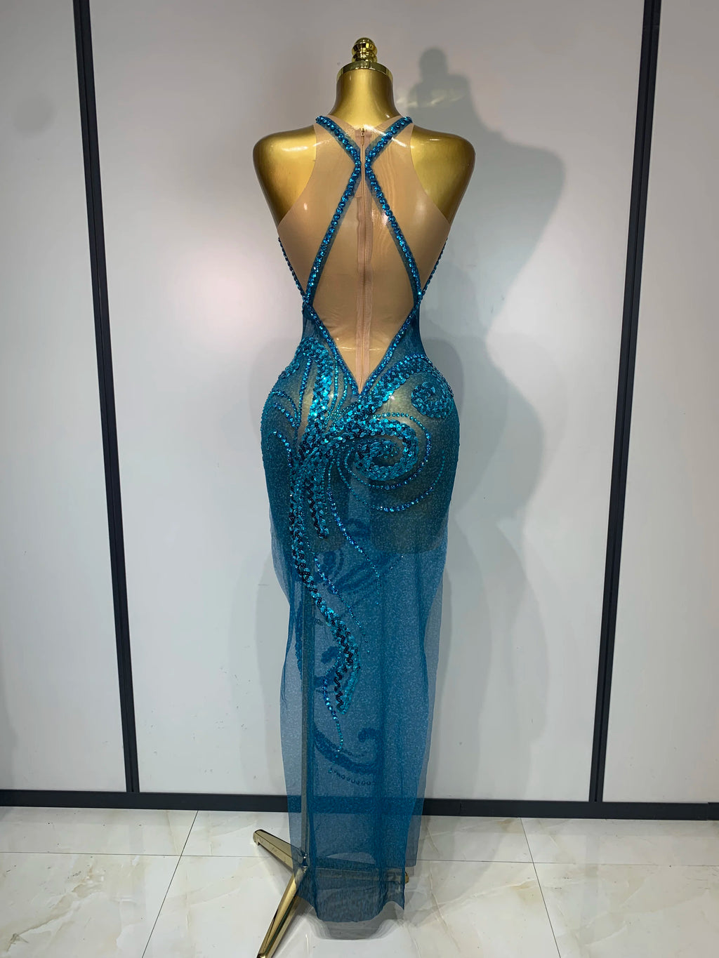 Ocean Goddess Mesh Dress