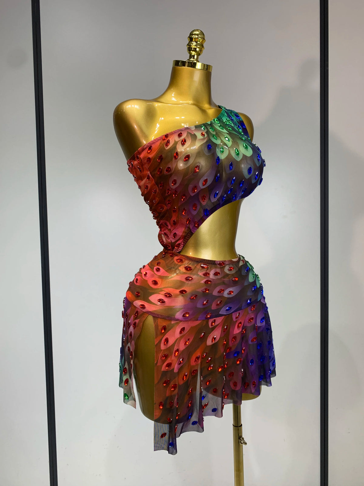 Peacock Aura Dress