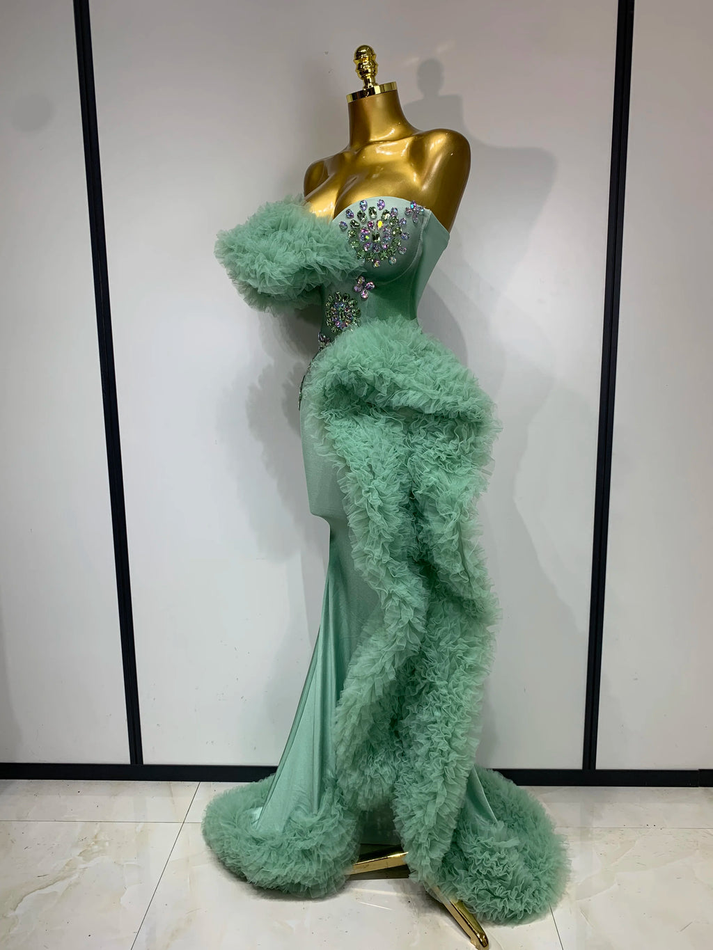 Mint Mermaid Dress