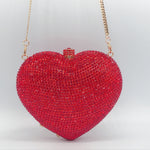 Diamond Heart Crystal Diamond Bag