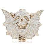 Crystal Skull Bat Diamond Bag