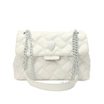 Plaid Embossed Chain Personality Shoulder Bag