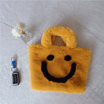 Fluffy Smiley Face Handbag