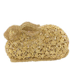 European And American Metal Diamond Rabbit Gem Evening Bag