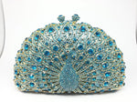 Peacock Dinner Bag Rhinestone Clutch Lady