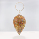 Women's Fashion Diamond Encrusted Spherical Dinner Bag