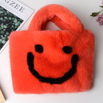 Fluffy Smiley Face Handbag