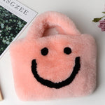 Fluffy Smiley Face Handbag