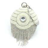 Women's Fashion Diamond Encrusted Spherical Dinner Bag