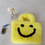 Fluffy Smiley Face Handbag