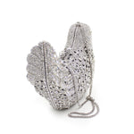 Bird And Peace Dove Animal Jewel Pack Rhinestone Dinner Bag