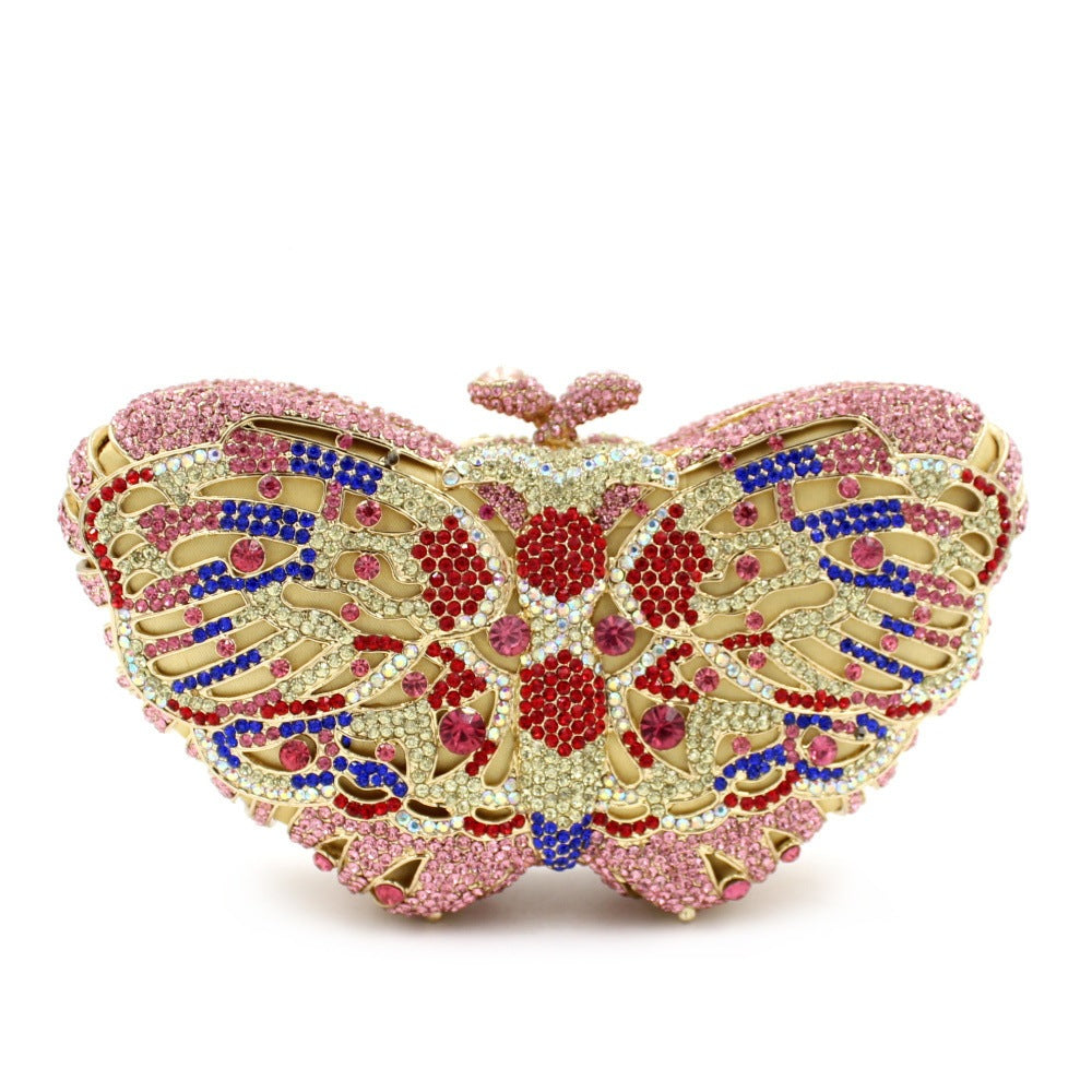 Crystal Butterfly Diamond Bag