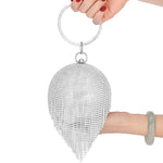 Women's Fashion Diamond Encrusted Spherical Dinner Bag