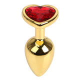 Men's And Women's Fashion Love Gold Butt Plug