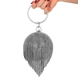 Women's Fashion Diamond Encrusted Spherical Dinner Bag